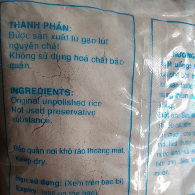 Bột Gạo Lứt Nguyên Chất Bích Chi 500g