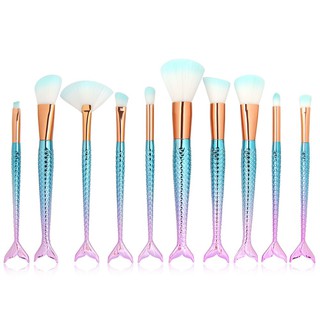 Bộ 10 cọ trang điểm lông mềm đa năng