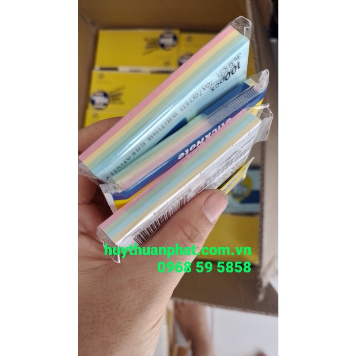 Giấy ghi chú(note) 4 màu kích thước 3*3