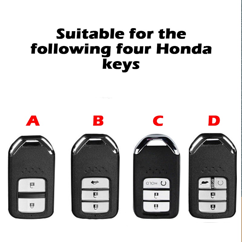 Bao Da Đựng Chìa Khóa Thông Minh Cho Xe Hơi Honda City HRV BRV JAZZ CRV ACCORD CIVIC