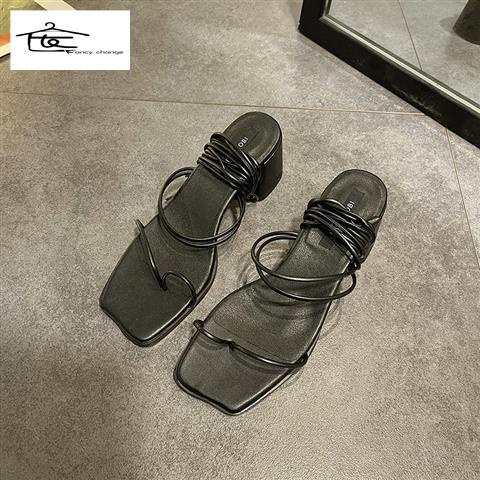 Giày Cao Gót Đế Dày 2022 Thời Trang Mùa Hè Mới Cho Nữ