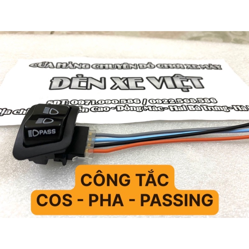 CÔNG TẮC COS PHA PASING SH LOẠI 1 - GIÁ RẺ NHẤT SHOPEE - Đèn Xe Việt