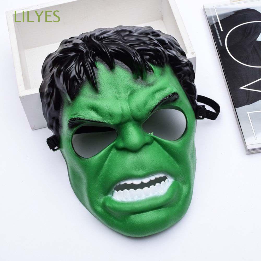 Mô hình nhân vật Hulk bằng nhựa màu xanh lá dùng hóa trang Halloween