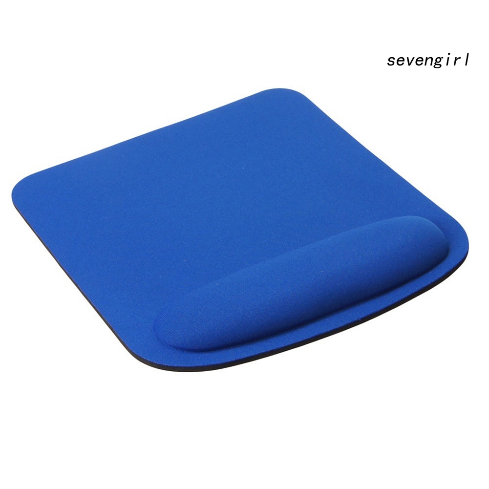 heat Solid Color Anti-Slip Comfort Wrist Support Mouse Pad Mice Mat for PC Laptop