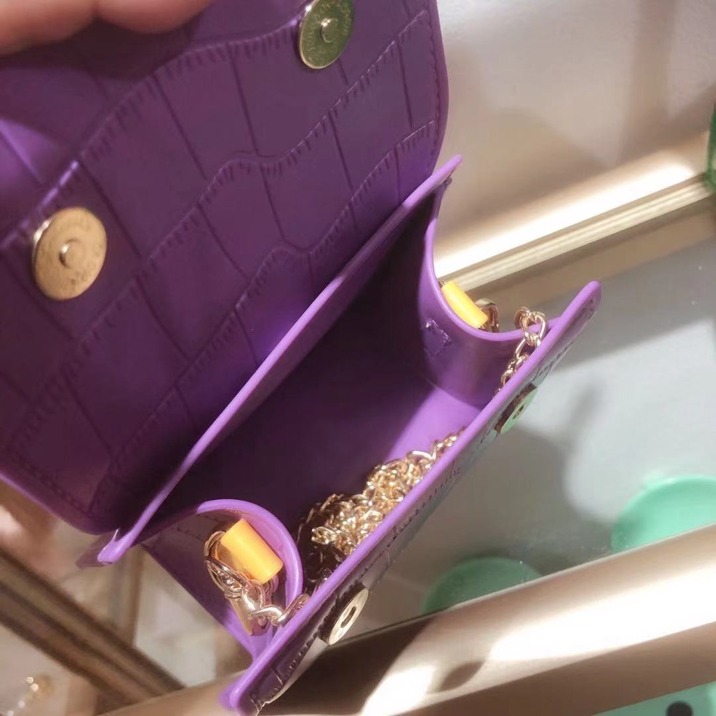 Túi Đeo Chéo mini Màu Sắc Đơn Giản Thời Trang Xuân Hè