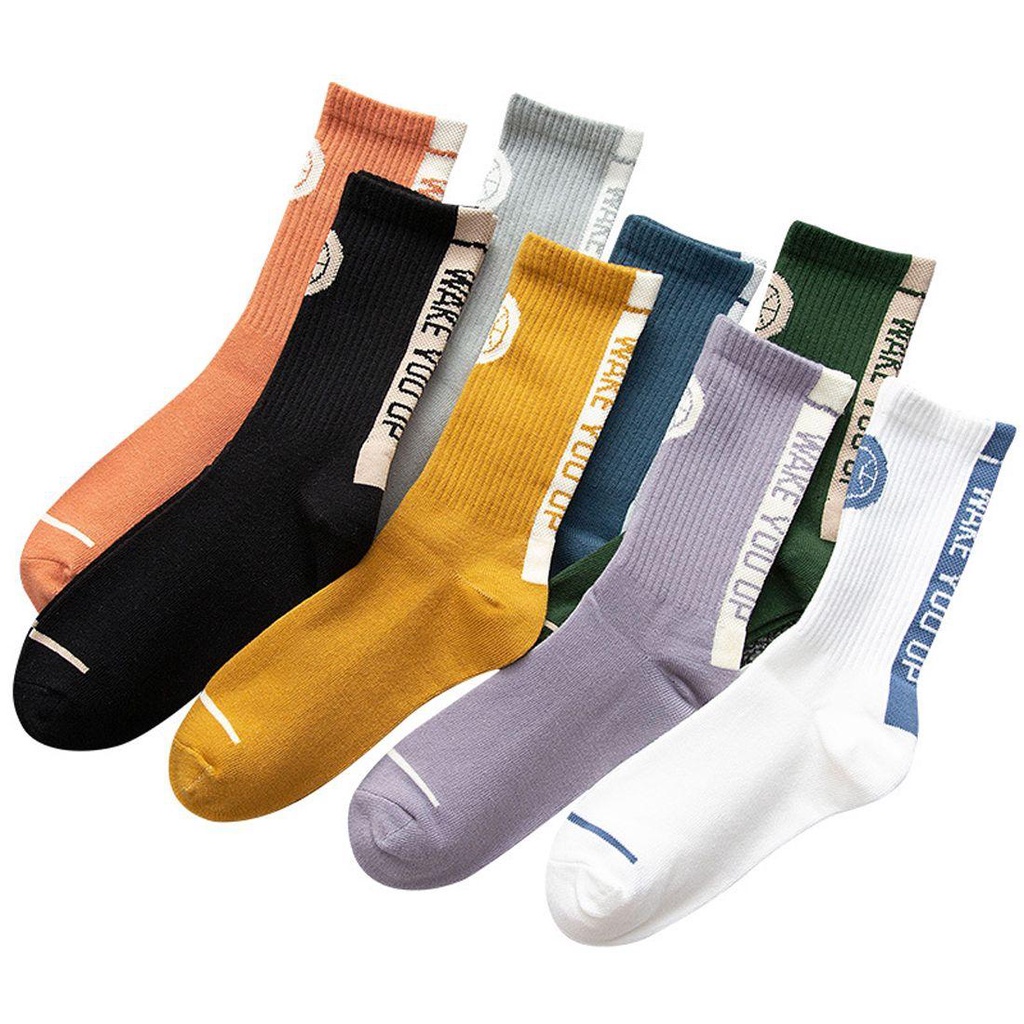 FORBETTER High Quality Football Basketball Socks Comfort Bicycle Socks Cycling Socks Professional Anti Slip Outdoor Running Men Women Athletic Breathable Sports Crew Socks/Multicolor