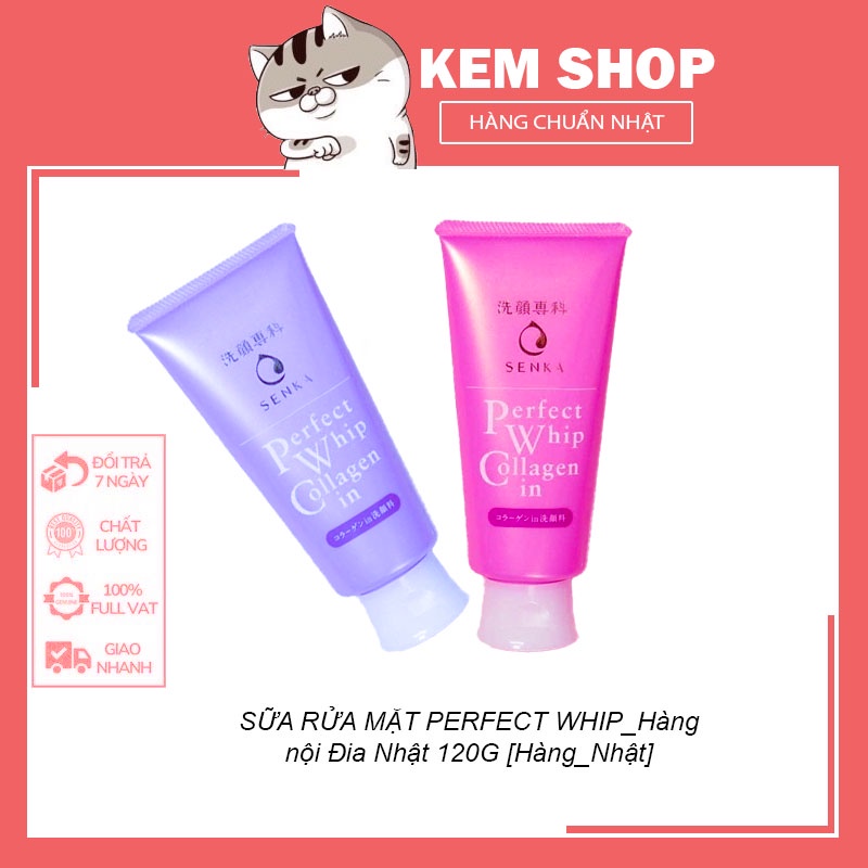 SỮA RỬA MẶT PERFECT WHIP_Hàng nội Đia Nhật 120G [Hàng_Nhật]