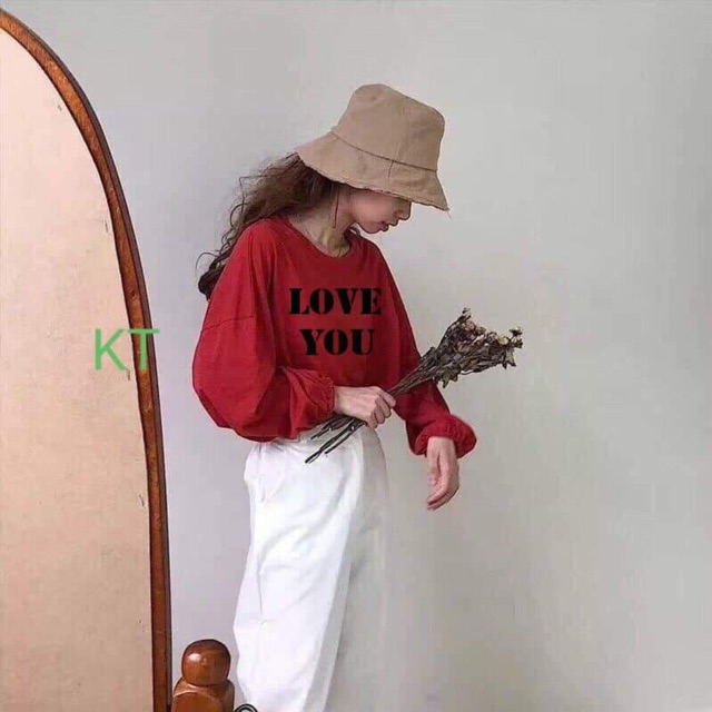 Áo thun Love chun tay KTH0919