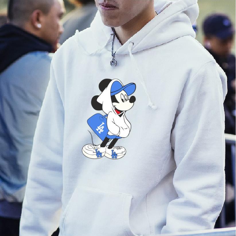 Áo nỉ Hoodie thu đông chuột Mickey form suông rộng unisex cổ tròn, chất nỉ bông siêu ấm áo hoạt hình