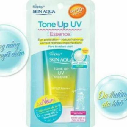 Kem chống nắng kiềm dầu nâng tông Sunplay Skin Aqua Tone Up UV Milk 50g [Mới 2021]