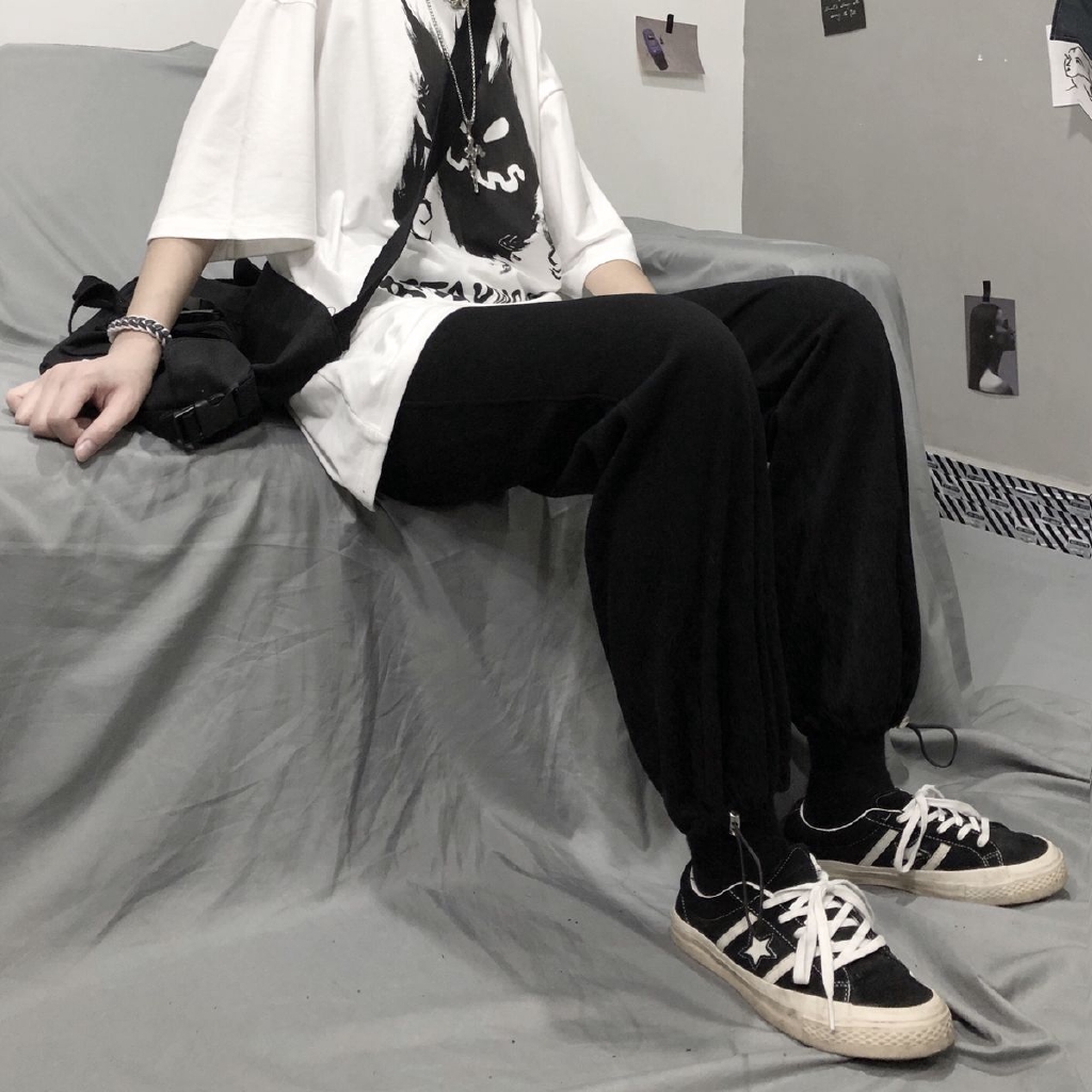 Quần Dài Thể Thao Ống Rộng Lưng Thun Co Giãn Tốt Thời Trang Mùa Thu 23 A576 | BigBuy360 - bigbuy360.vn