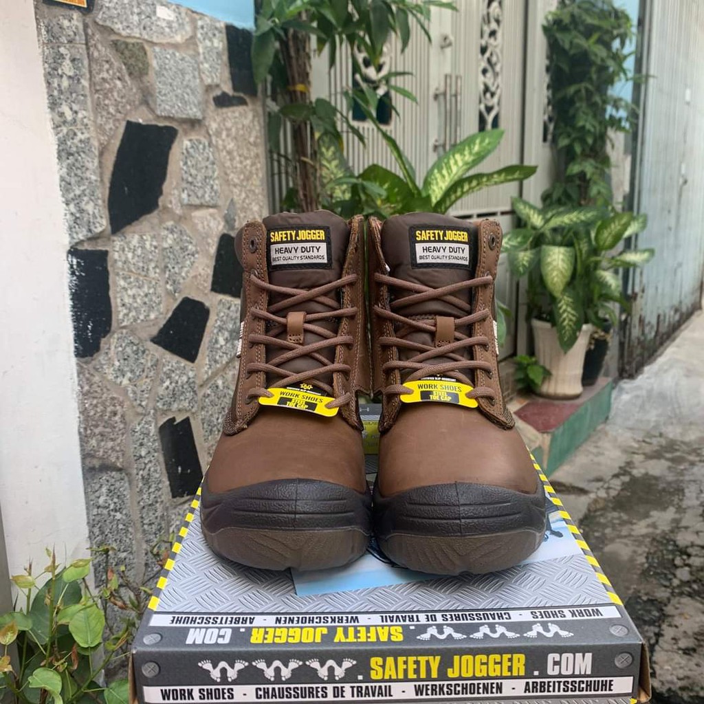 Giày Bảo Hộ Lao Động JOGGER RUSH cổ cao dây kéo chống đâm xuyên,chống dập ngón, chống sốc chống tĩnh điện | BigBuy360 - bigbuy360.vn