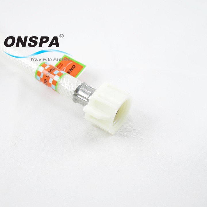 Bộ 4 sợi dây cấp nước 2 đầu ốc nhựa PVC Onspa