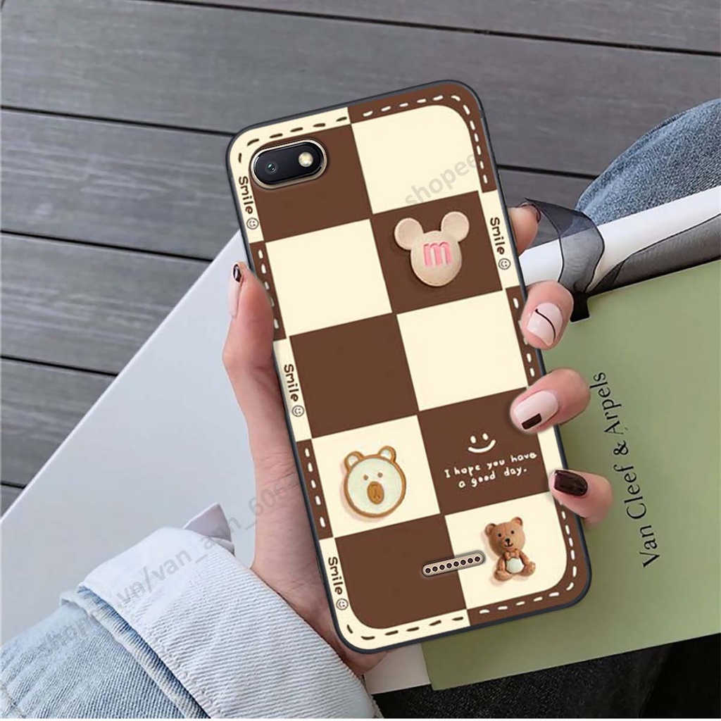 Ốp lưng Xiaomi Redmi 4A / 5A / 6A hình gấu, kẹo dễ thương cute