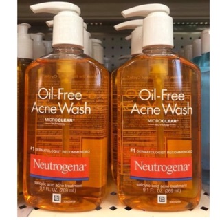 Sữa rửa mặt  Neutrogena Oil free acne wash .