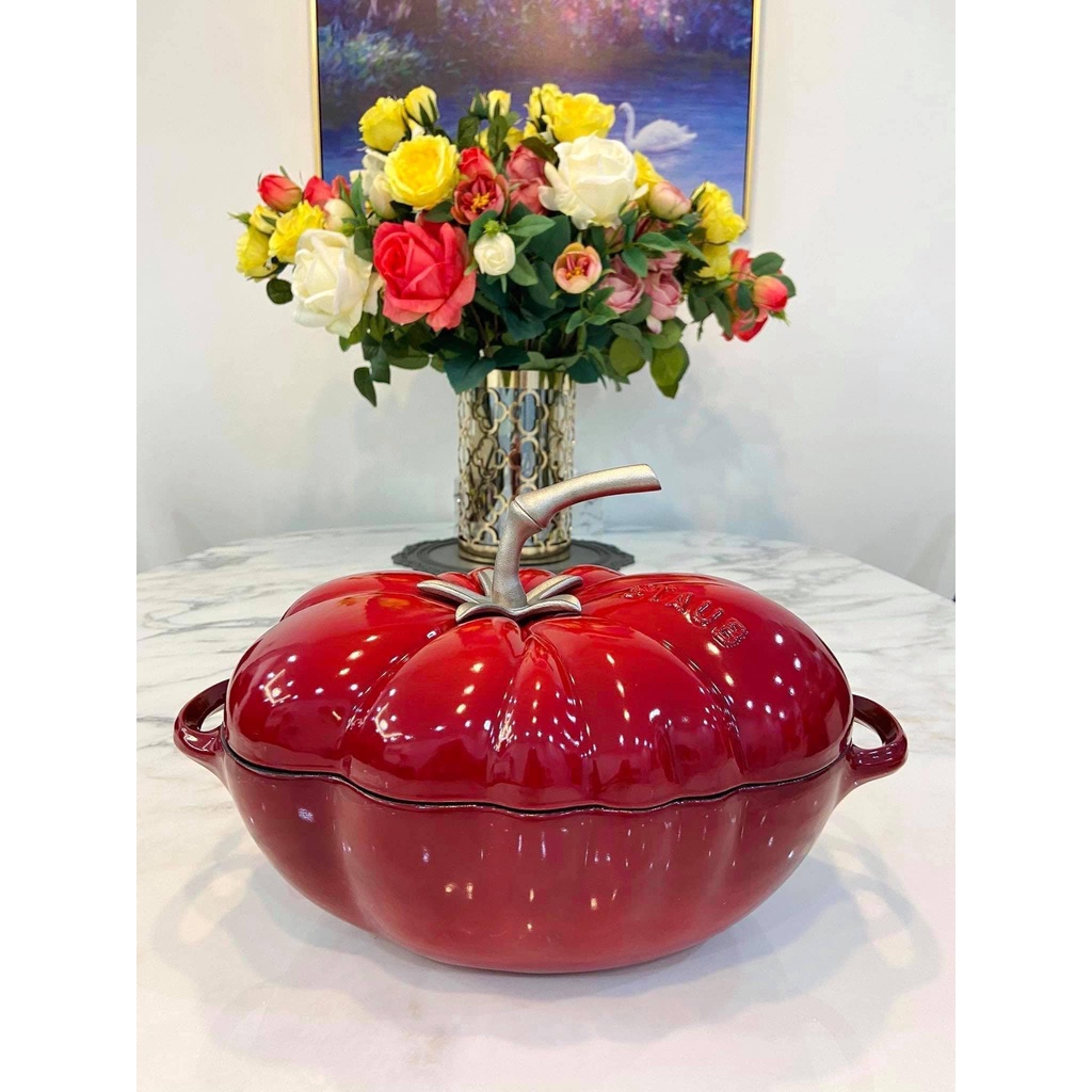 Nồi gang Staub cà chua - Made in France