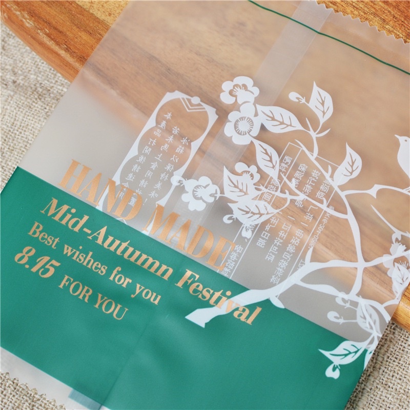 [Mẫu Mới] 10 Túi đựng bánh trung thu 100-125g (MS14-không kèm khay)