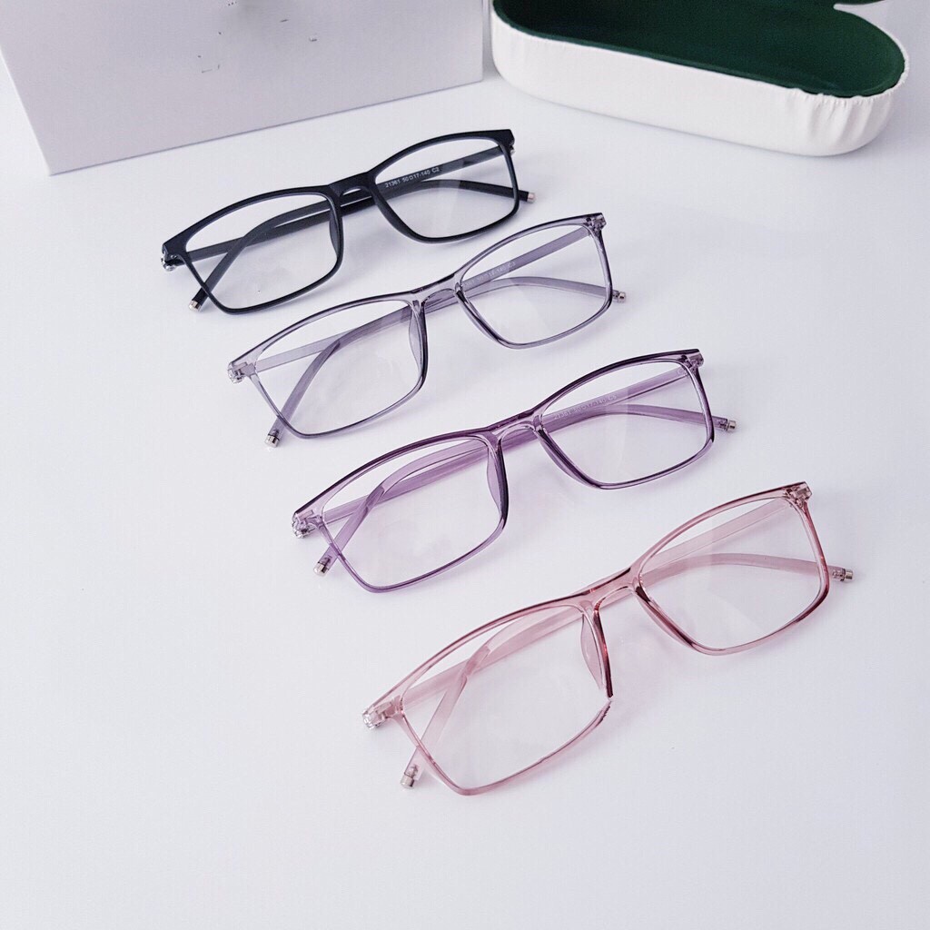 [Siêu Hot]Mắt Kính Giả Cận Hàn Quốc Form Vuông Tr90 2403 Siêu Dẻo Cực Hot Mẫu Mới Siêu Đẹp - Hazo
