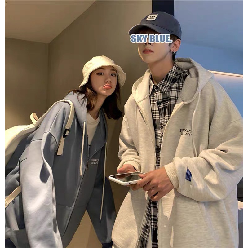 ÁO KHOÁC HOODIE NAM NỮ CẶP ĐÔI THỜI TRANG CHỐNG NẮNG CẢN GIÓ DỮ ẤM