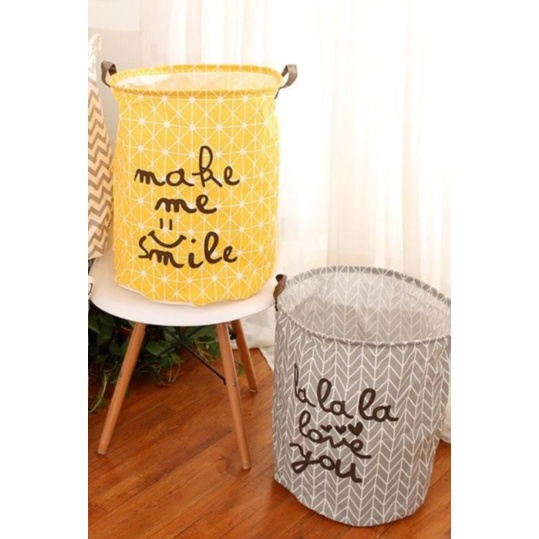 Sọt Vải / Giỏ Vải Canvas Đa Năng Đựng Đồ, Quần Áo, Đồ Chơi Chống Thấm Nước
