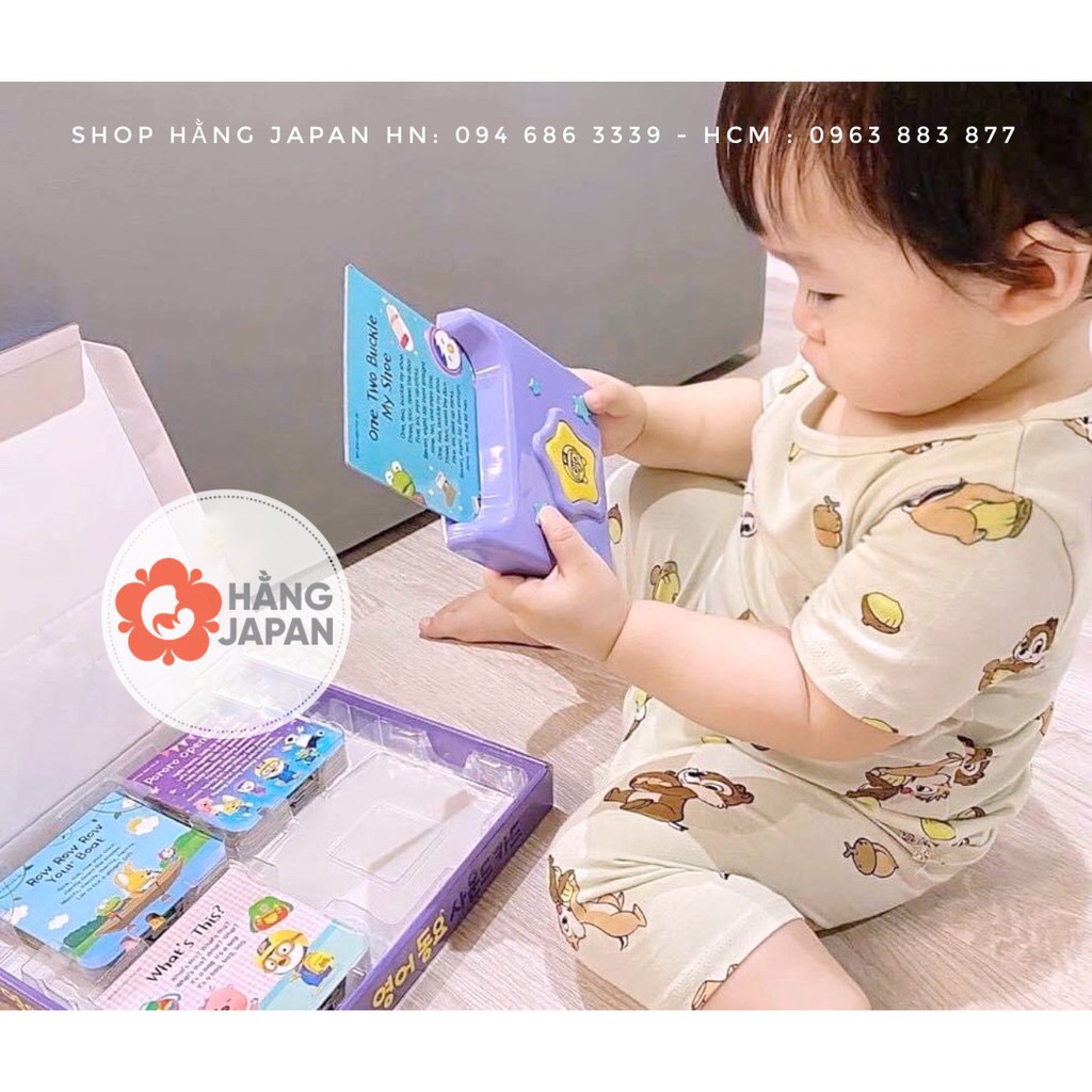 Thẻ học tiếng Anh Pororo English sound card Hàn Quốc phiên bản 2021 - 4Healthy
