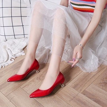 Giày Cao Gót Mũi Nhọn Đơn Giản Thời Trang Hàn Quốc Cho Nữ