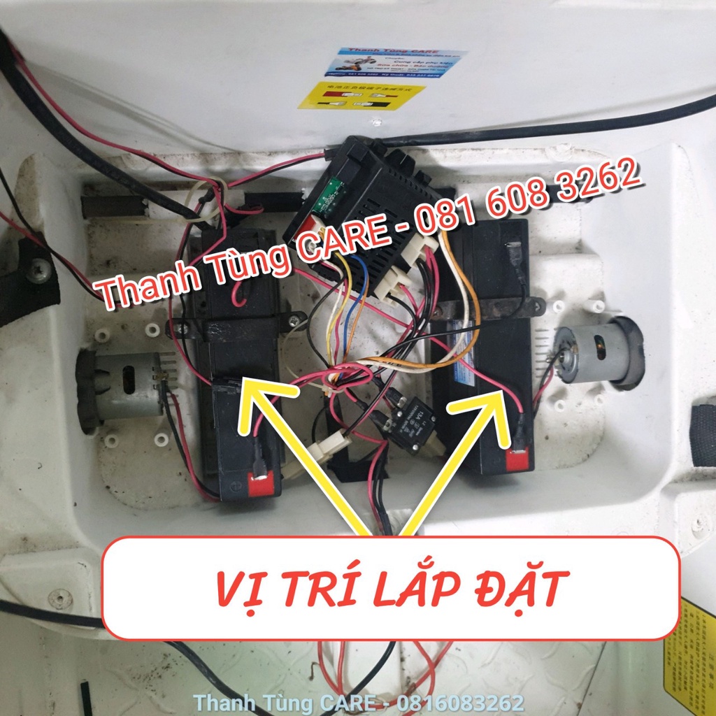 Pin/ Ắc Quy xe điện trẻ em 6V7Ah Hàng theo xe TonHui/| Konita