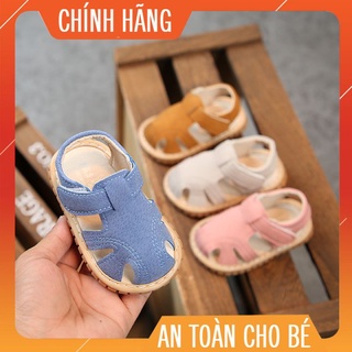 Giày tập đi cho bé đế êm quai mềm có video , ảnh thật g01
