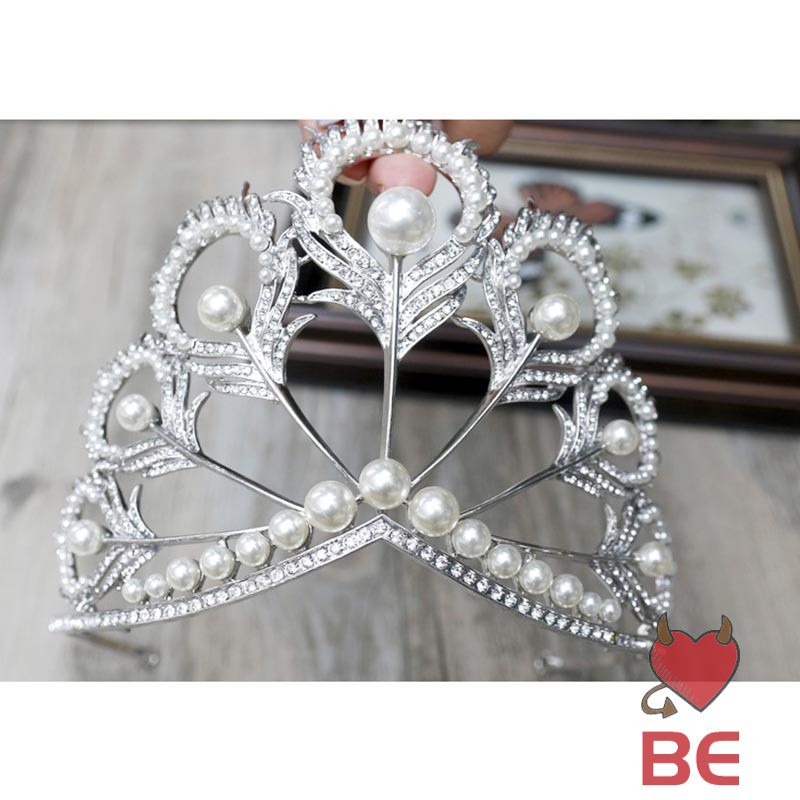 Vương miện YADORNOS bằng hợp kim đính đá lấp lánh sang trọng cho nữ