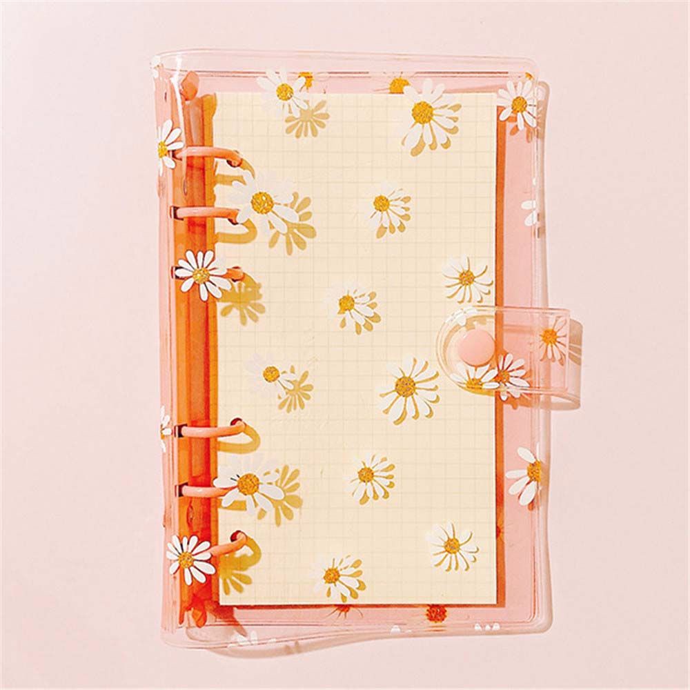 Bìa đựng hồ sơ 6 ngăn trong suốt họa tiết hoa cúc xinh xắn