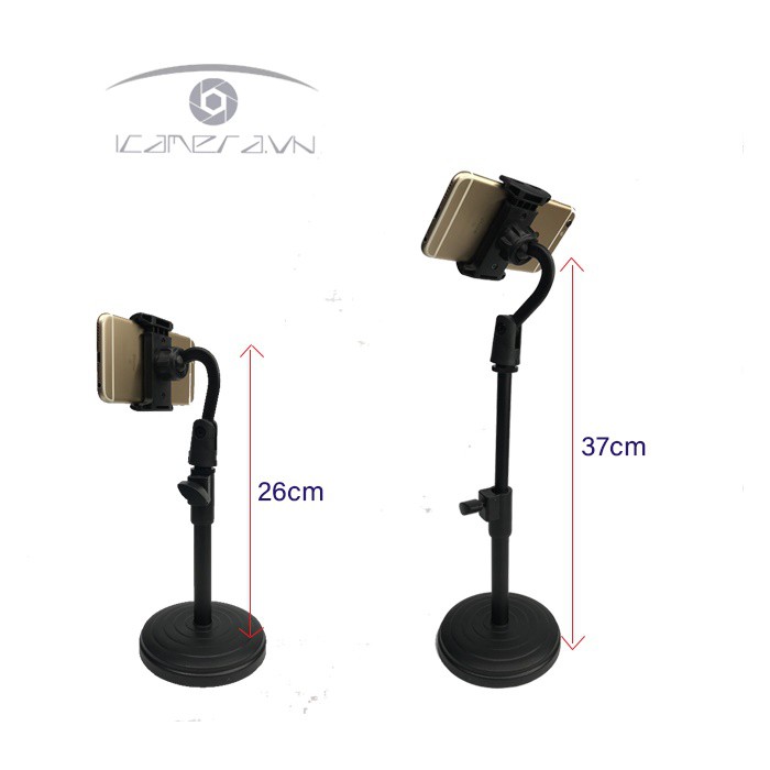 Giá đỡ điện thoại livetream tiktok, kẹp chụp ảnh đa năng, kẹp xoay 360 độ, để bàn tiện dụng L7 | WebRaoVat - webraovat.net.vn