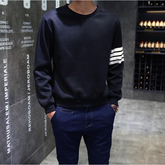 Áo nỉ nam nữ tay dài giữ nhiệt sweater ấm áp kiểu dáng thể thao ABATI | WebRaoVat - webraovat.net.vn