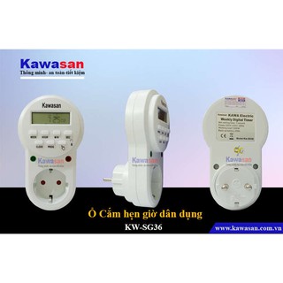 Ổ cắm hẹn giờ kỹ thuật số/ công tắc thời gian số kw-tge2b/ tge2c/ tge2d/ sg36