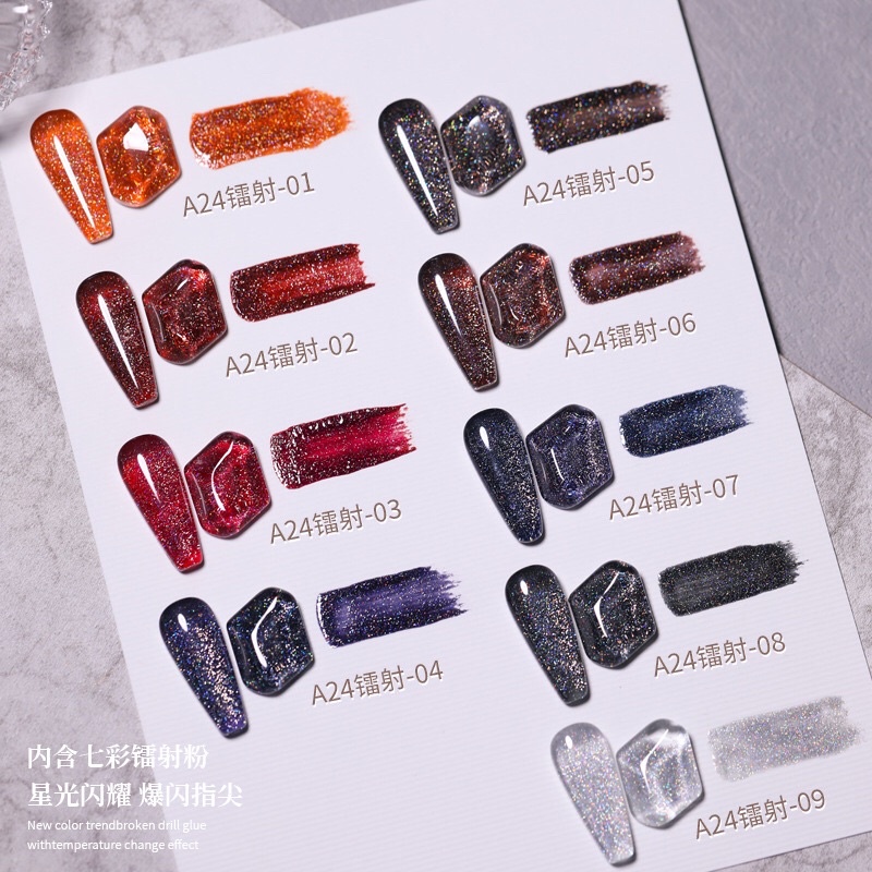 Sơn gel JINJU mã A24 chai 15ml chính hãng