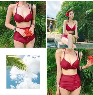 Set bikini xoắn ngực