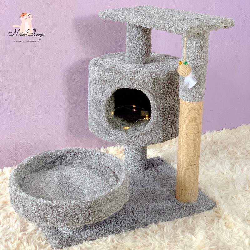 Nhà cây 3 tầng cho mèo 😻 tặng kèm súp thưởng 😻 Inbox Shop nếu muốn up size