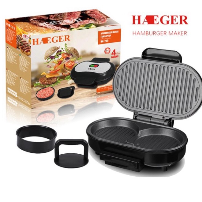 Máy Làm Bánh Hamburger, Rán Trứng, Làm Bánh Kẹp Nướng Điểm Tâm Sáng