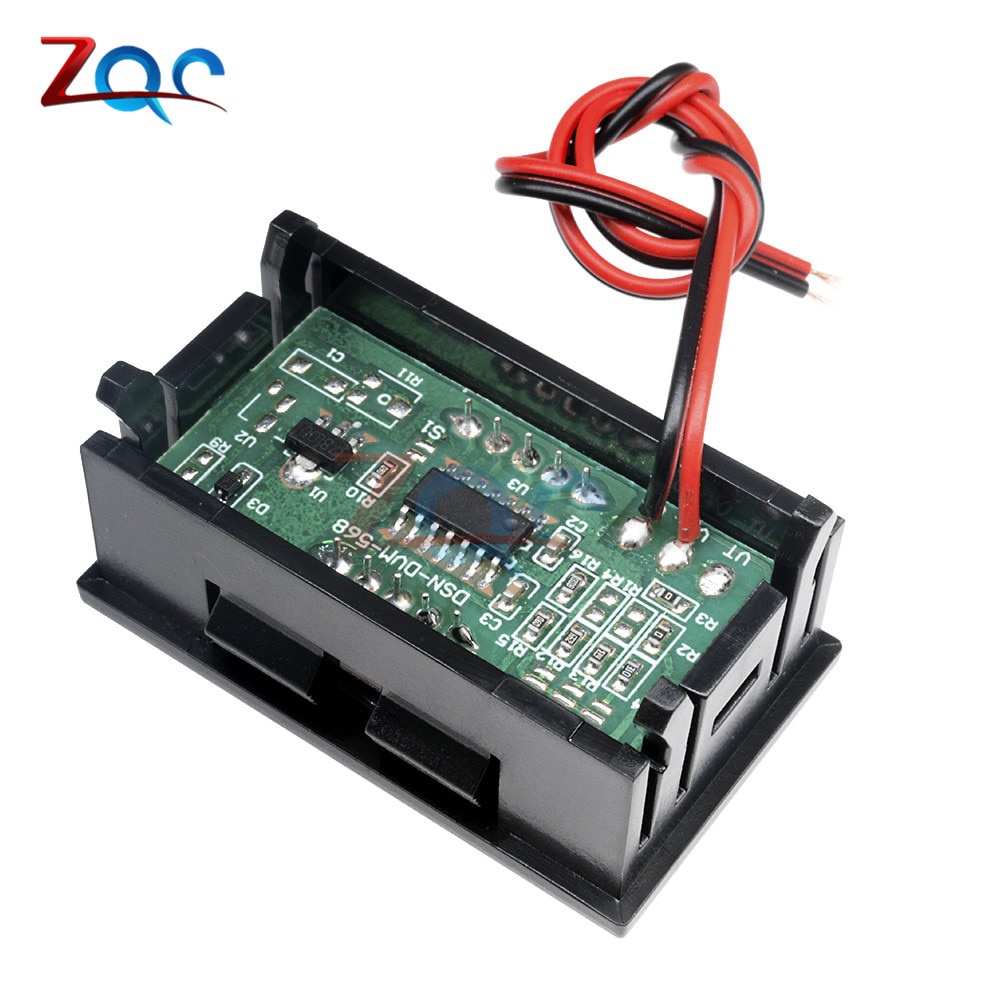 Vôn Kế Điện Tử 0.56 '' Mini DC 4.5-30V / AC 70-500V 12V 24V 220V Cho Xe Hơi / Xe Máy