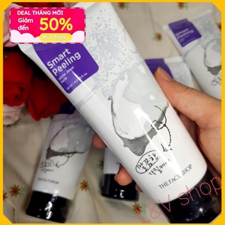 Tẩy da chết the face shop ngọc trai đường đen 12ml