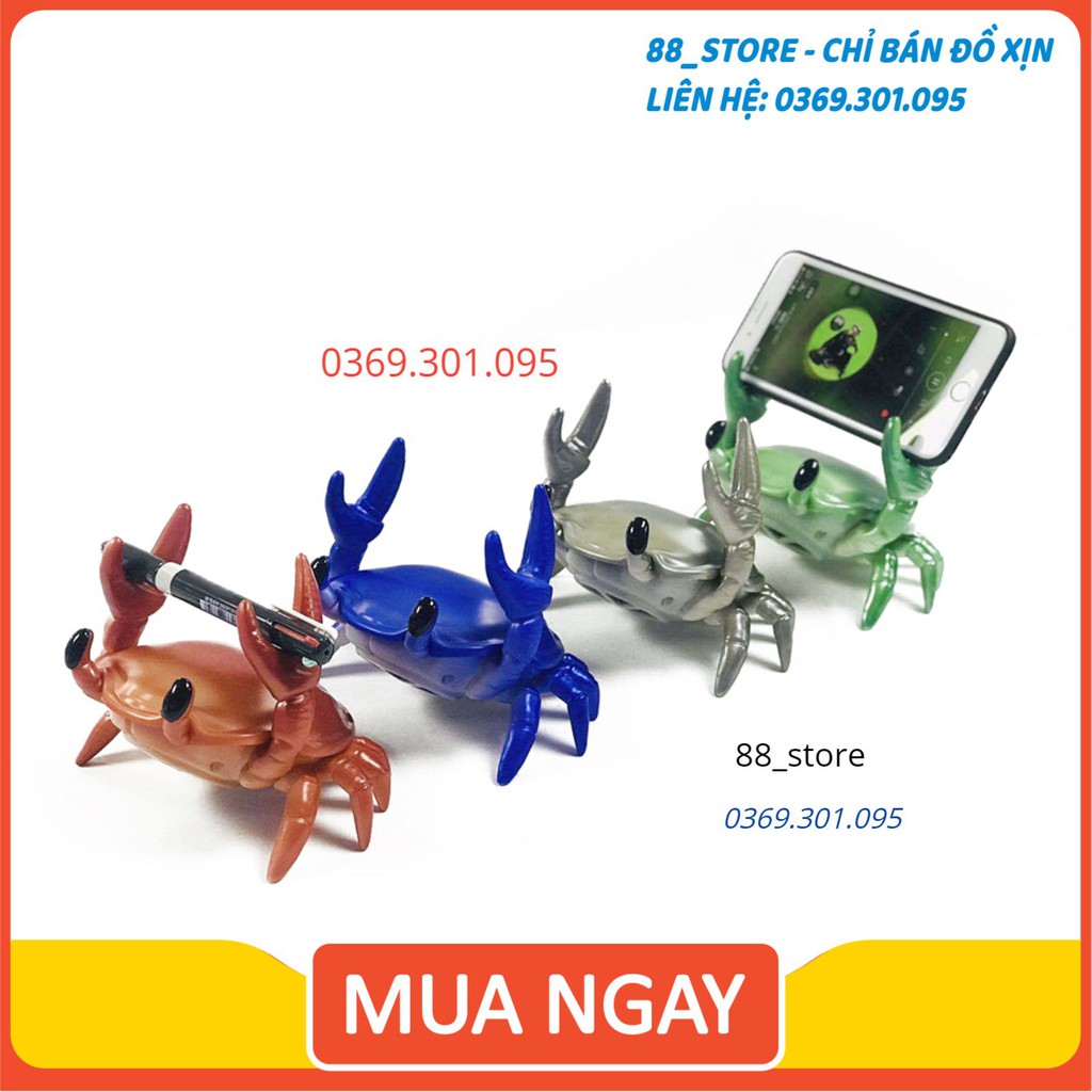 Loa bluetooth không dây hình con cua đáng yêu âm thanh hay, thiết kế đẹp mắt - 4 màu sắc lựa chọn