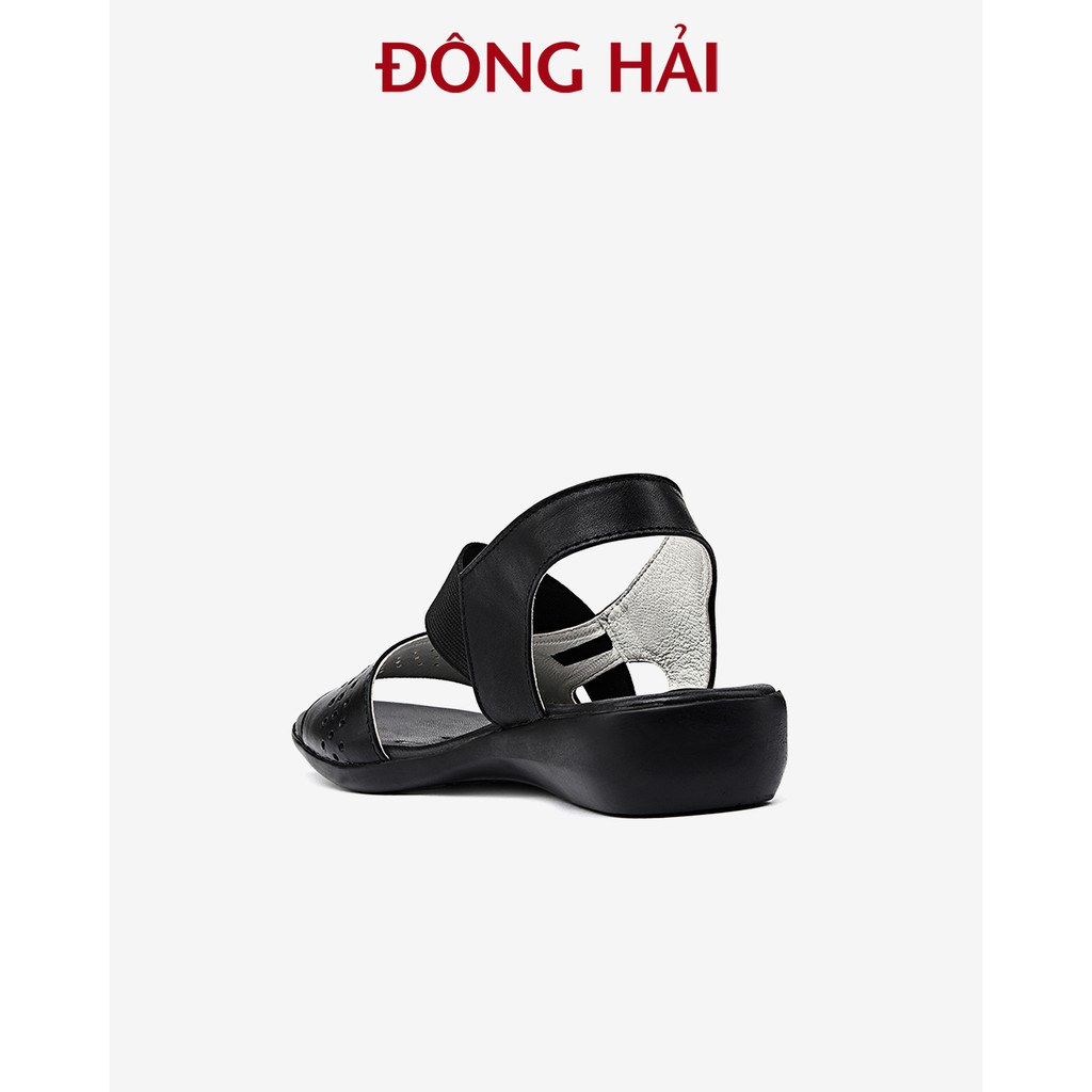 &quot;TẶNG NGAY 30K khi theo dõi gian hàng &quot;Sandal nữ Đông Hải da bò cao cấp quai ngang cách điệu trẻ trung 3cm - S5683