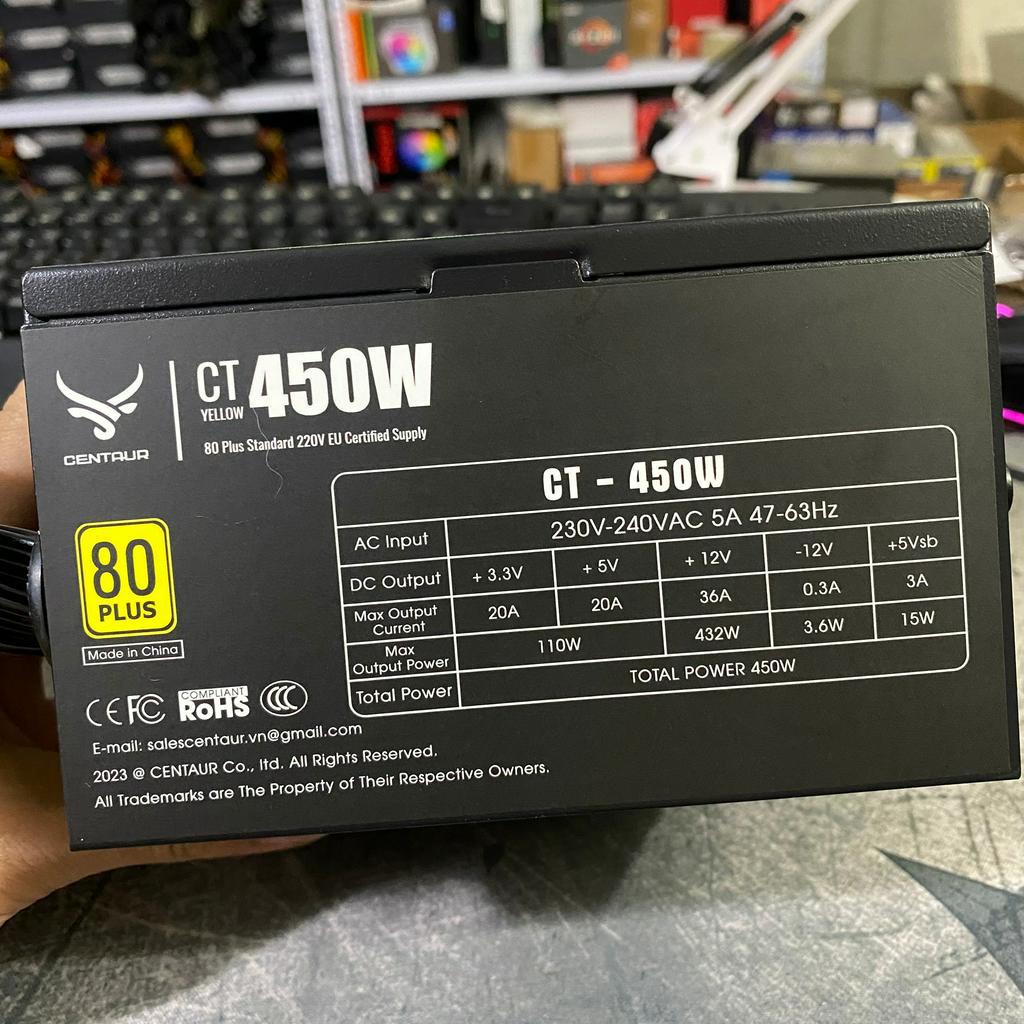 Nguồn Máy Tính Centaur 550w,450w,500w 80 Plus Bronze Chính Hãng