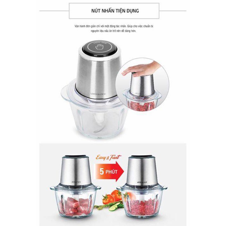 Máy xay thịt Lock&lock