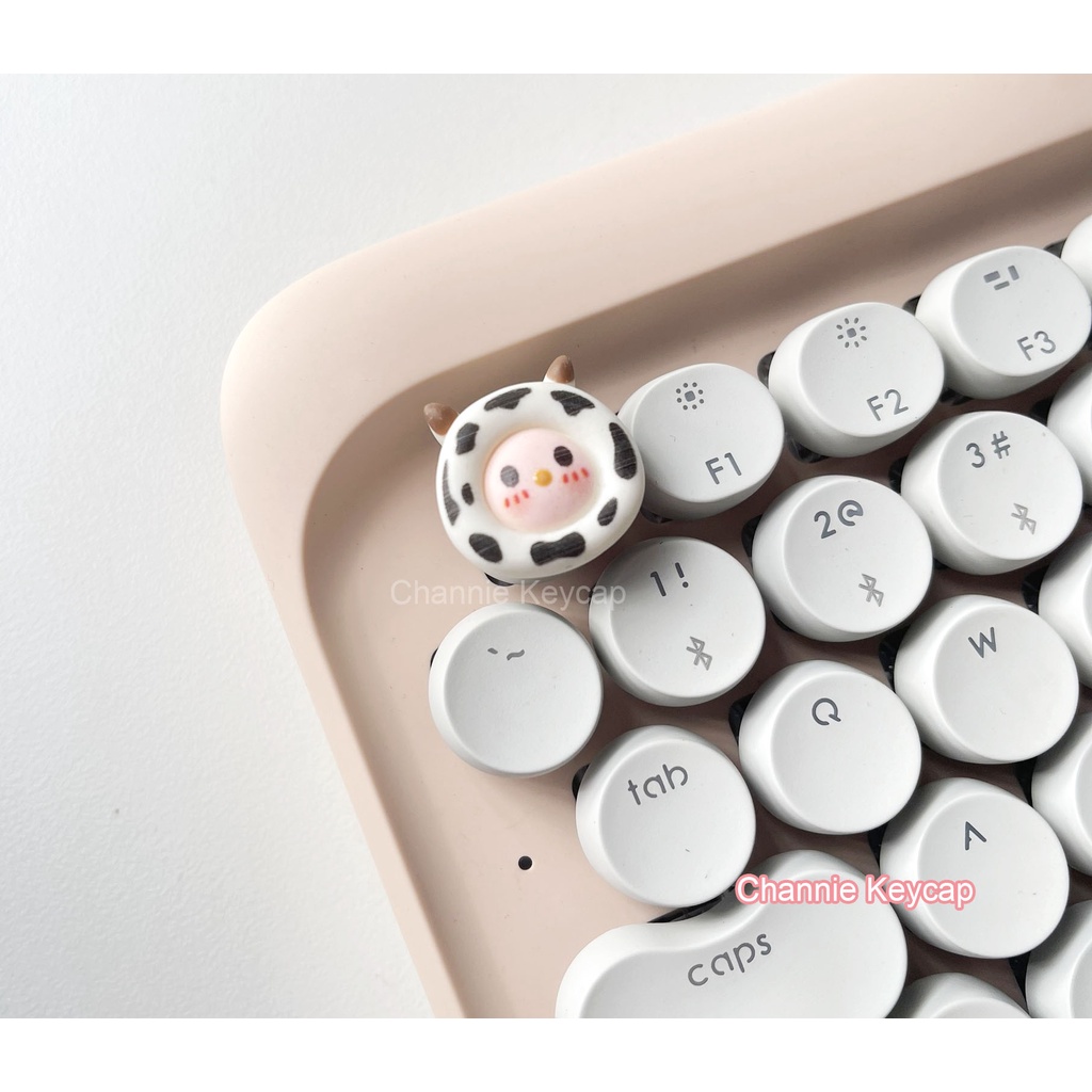 Keycap Phô Mai, Bò, Bé Đào Phím Lẻ PBT R4