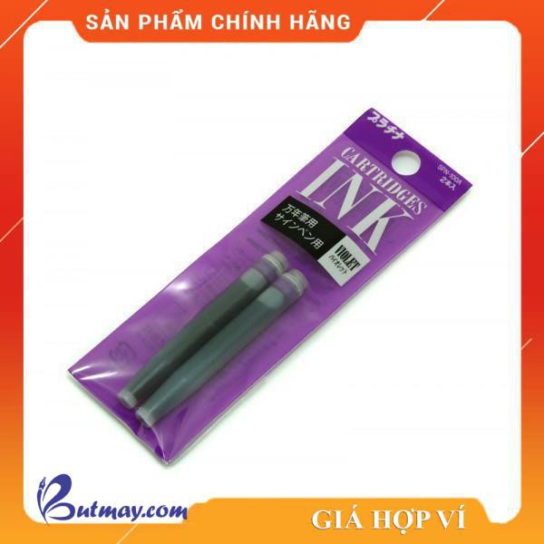 Vỉ mực Platinum Preppy 2 ống các màu