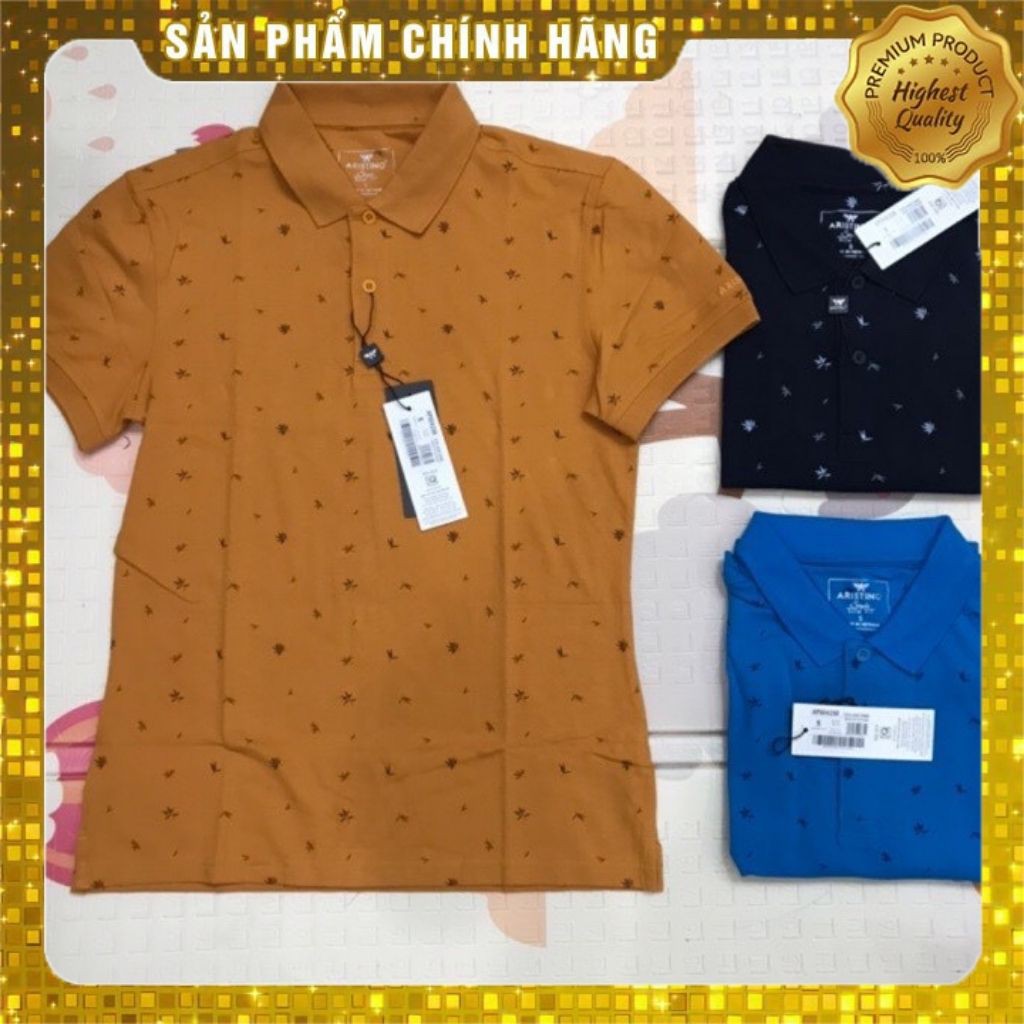 Áo polo nam ARISTINO- slim- APS042S8- Còn S- TAG 595K