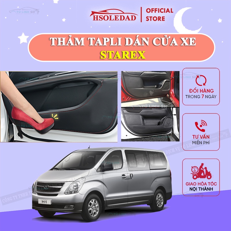 Bộ 4 Thảm Tapli STAREX 2011-2017 dán cánh cửa chống trầy xước xe