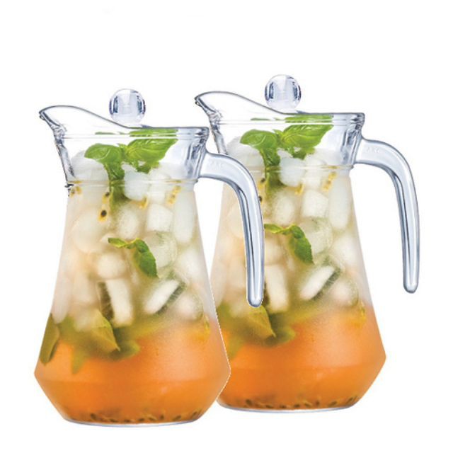 Bình ca thủy tinh trơn đựng nước 1300ml