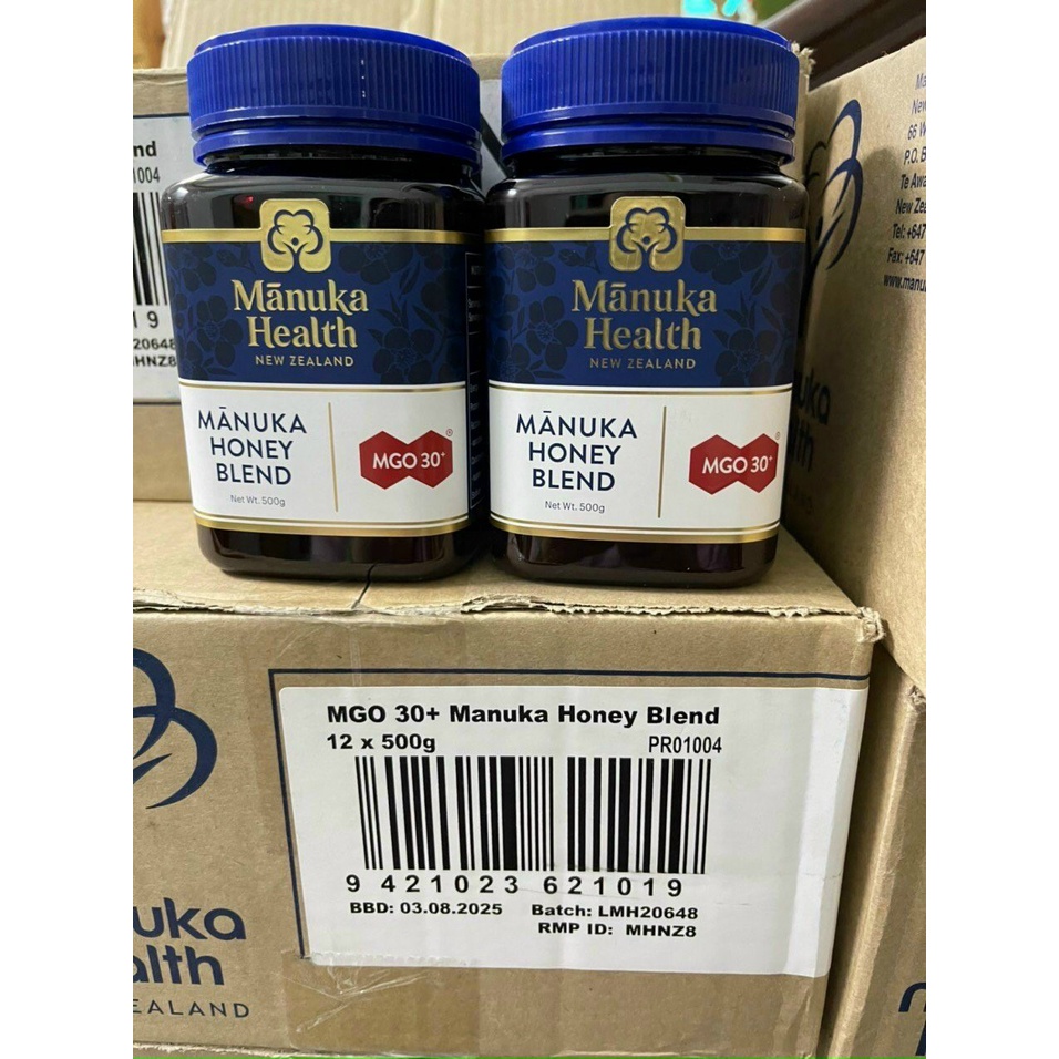 Mật ong Manuka - Honey Manuka Health MGO 30+ New Zealand Hộp 500g
