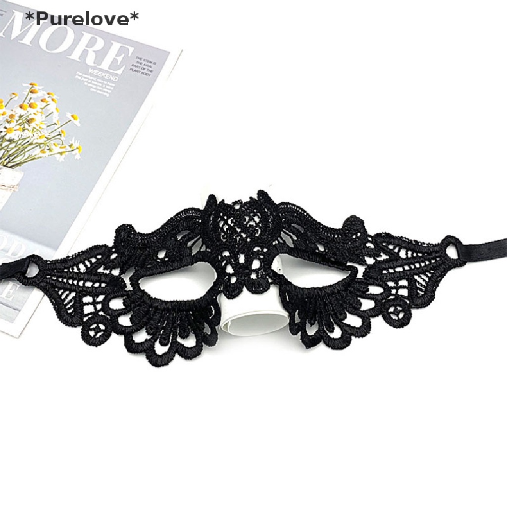 Mặt Nạ Ren Màu Đen Gợi Cảm Thời Trang Cho Nữ